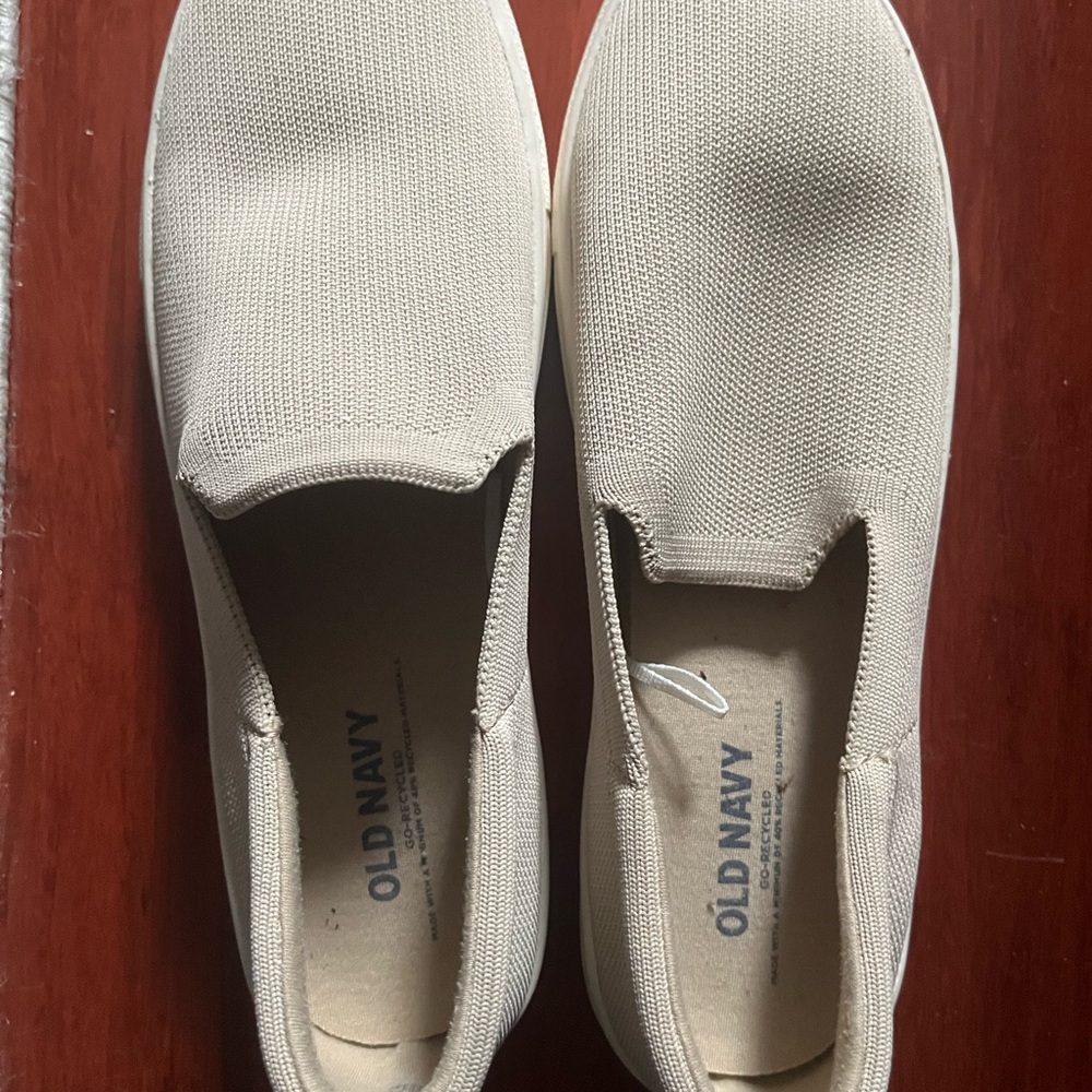 Old Navy Tan Slip-On Shoes